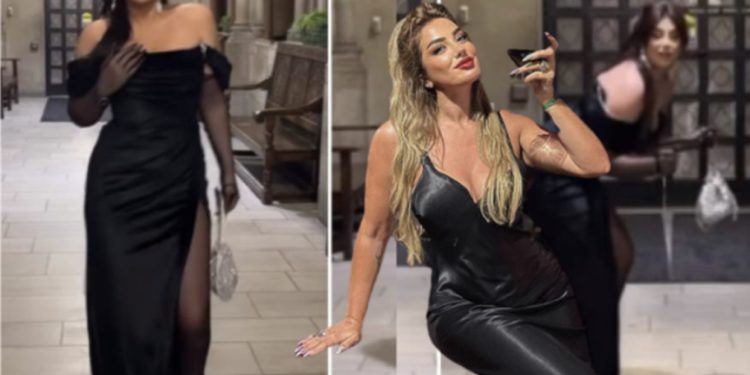 VIDEO-Twerk në kishë, rrjeti “kryqëzon” Arjola Demirin