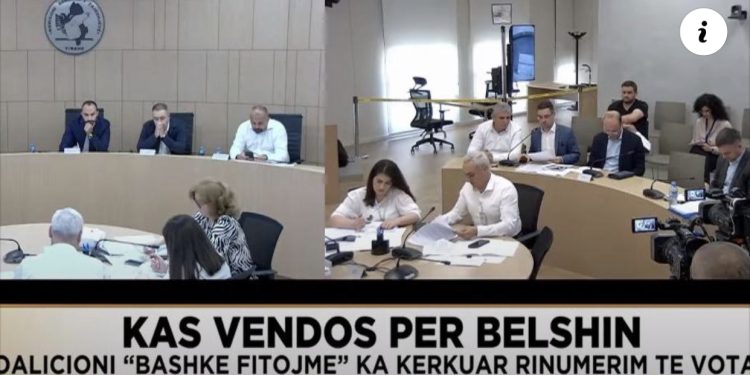 LIVE/ “Bashkë Fitojmë” kërkon rinumërim të votave për Belshin, diskutime në KAS