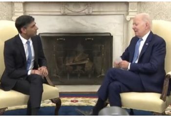 VIDEO/ Joe Biden bën gafën e radhës! Rishi Sunak nuk mban dot të qeshurën!