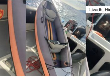 VIDEO/ Dy turistë çek me kajak ngelin në mes të detit, shpëtohen nga policia në Dhërmi