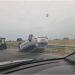 Aksident në afërsi të Sukthit, makina përmbyset në mes të autostradës