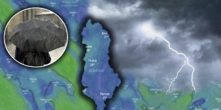 Shtrëngata, rrufe e breshër, ç’pritet të ndodhë me motin nesër?