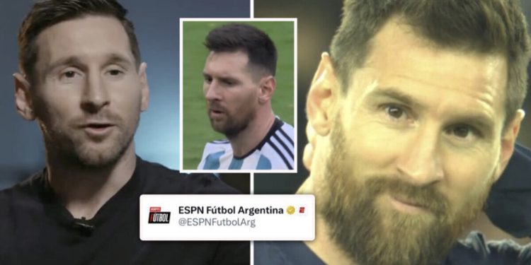 ESPN publikoi fjalët e Messit për largimin nga PSG por e hoqi menjëherë postimin