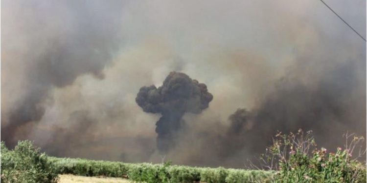 VIDEO/ Shpërthen depoja e armatimit