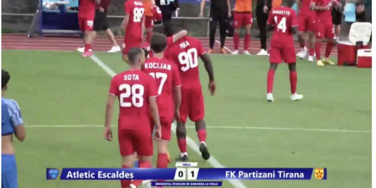 VIDEO/ Partizanit i mjafton goli i Mba, “Demat” fitojnë minimalisht në transfertë