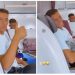 VIDEO/ Interi niset drejt Japonisë, Çalhanollu dhe Asllani bëjnë humor në avion: A do vish? Po!
