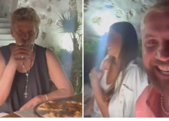 VIDEO/ Rregullojnë marrëdhëniet? Luizi shfaqet duke darkuar me nënën e tij dhe Kiarën