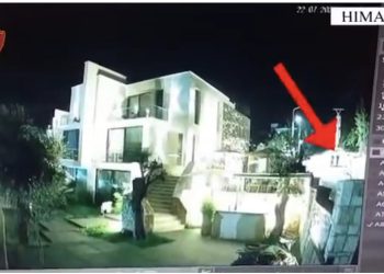 VIDEO/ Kamera copë- copë! Momenti kur “hijet e natës” boshatisin vilat në Himarë