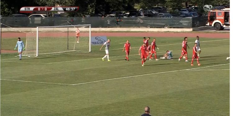 VIDEO/ Struga dominuese në 45 minutat e para, Ibraimi, Krivanjeva dhe Bojku afrohen me golin