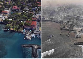 Pamje dramatike, zjarret shkrumbojnë qytetin historik të Hawaii