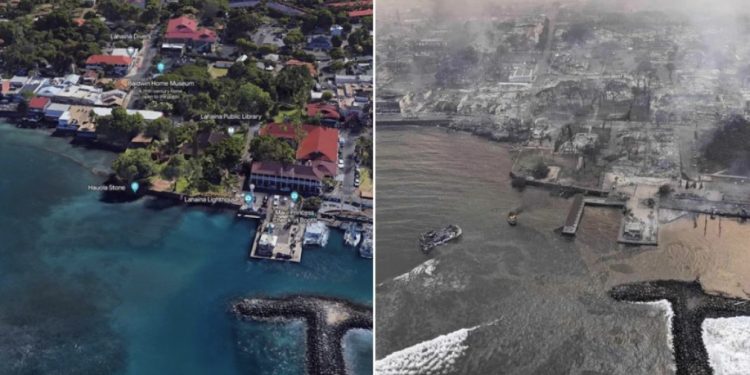 Pamje dramatike, zjarret shkrumbojnë qytetin historik të Hawaii