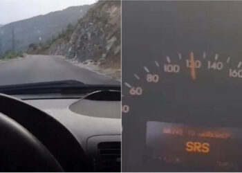 “Oj nënë…”! “Trimi” me 120 km/h përmbyset LIVE me makinë
