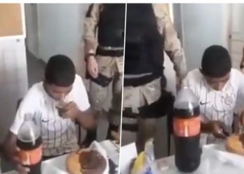 VIDEO epike/ Policët e surprizojnë hajdutin me tortën e ditëlindjes dhe presin të mbushë 18-vjeç për ta arrestuar