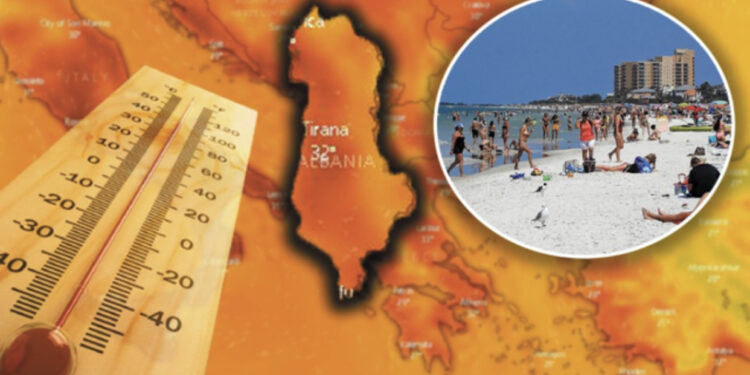 HARTA LIVE/ Situata s’ka ndryshim, Shqipëria “digjet” nesër nga temperaturat e larta