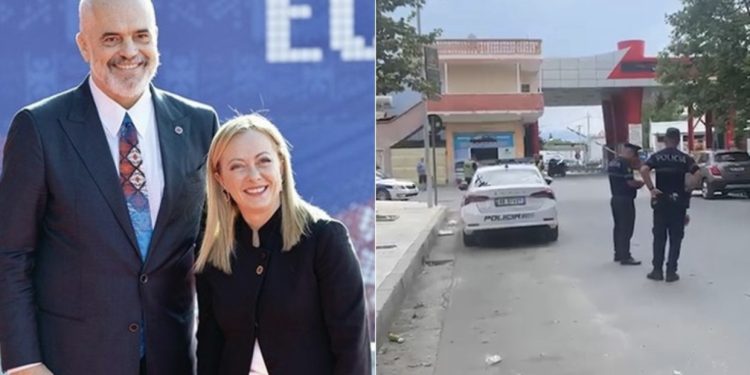 Meloni mbërrin në Vlorë me traget linje, pushime me familjarët në Shqipëri