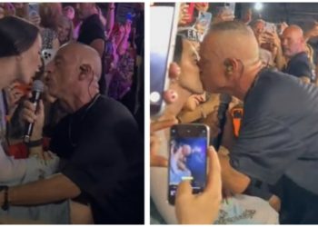 VIDEO/ Eros Ramazzotti puth të bijën në buzë në mes të koncertit, revoltohen italianët