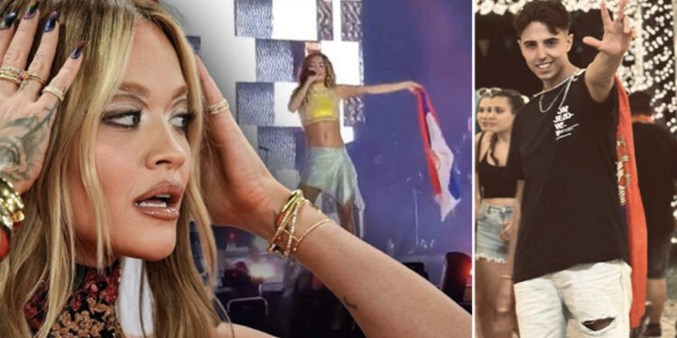 I riu që i hodhi Rita Orës flamurin serb: Ma mori flamurin nga dora, doja të beja thjesht video