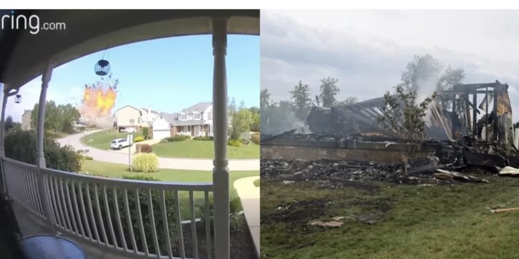 VIDEO/ E frikshme/ Shpërthimi i fuqishëm rrafshon 3 shtëpi, 5 të vdekur