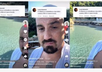 “50 euro çadra, deti i pistë”, Ksamili ‘përplas’ italianët, kuzhinieri i famshëm replikon me komentuesen