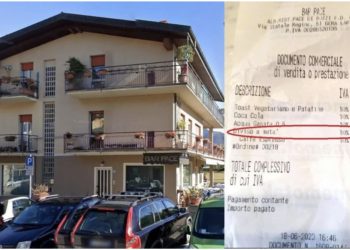 FOTO/ Shokohet turisti, 2 euro në faturë për prerjen e sanduiçit përgjysmë