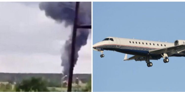 U përplas pranë Moskës, dalin pamjet e avionit në flakë, ku Prigozhin u dogj i gjallë