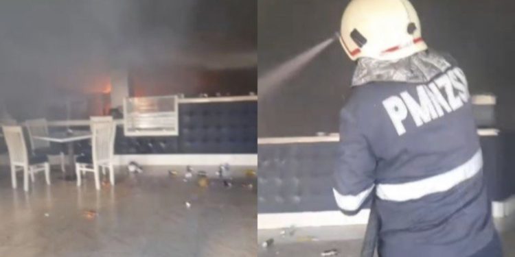 Përfshihet nga flakët një lokal në Durrës, dyshimet e para