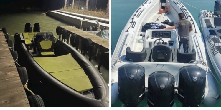 Detaje nga operacioni ndërkombëtar antidrogë, trafikantët u kapën duke këmbyer mallin, gomonia e pajisur me motor të rrallë