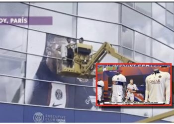 Bluzat e Mbappe nuk mund të blihen nga sot në dyqanet e PSG-së, hiqet dhe imazhi i sulmuesit nga fasada e “Parc des Princes”