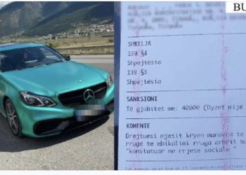 Manovra të rrezikshme në rrugë, shoferi e “pëson” rëndë nga policia