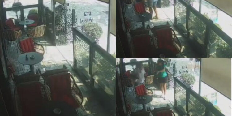 VIDEO/ Dy turiste italianë vjedhin një shumë parash në një lokal në Vlorë! Po këto kush do t’i paguaj?!