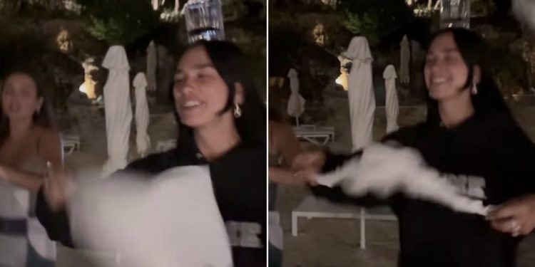VIDEO/ Pushimet në jug të Shqipërisë, Dua Lipa djeg me këngën “luj qyqekun”