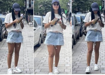 FOTO/ Pas ndarjes nga i dashuri, Efi shfaqet e vetme në rrugët e Tiranës! Pushimet single në Monako