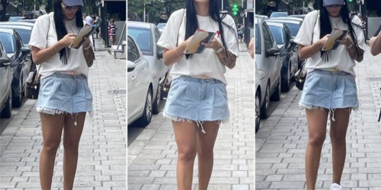 FOTO/ Pas ndarjes nga i dashuri, Efi shfaqet e vetme në rrugët e Tiranës! Pushimet single në Monako