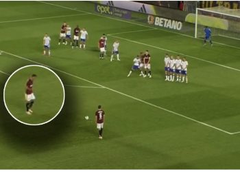 VIDEO/ Çfarë goli spektakolar/ Qazim Laçi realizon perlën në Champions League