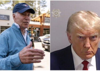 “Njeri i pashëm”, Biden ‘tallet’ me foton e arrestimit të Trump