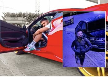 FOTO/ “Më dha 2 mijë euro”, ja kush është i riu vlonjat që dogji ‘Ferrarin’ e Noizy-t: U pagova nga Cllevio Serbiano