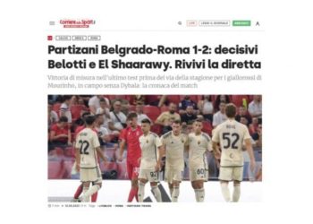 SKANDAL/ Mediat italiane e bëjnë Partizanin të Beogradit pas miqësores me Romën