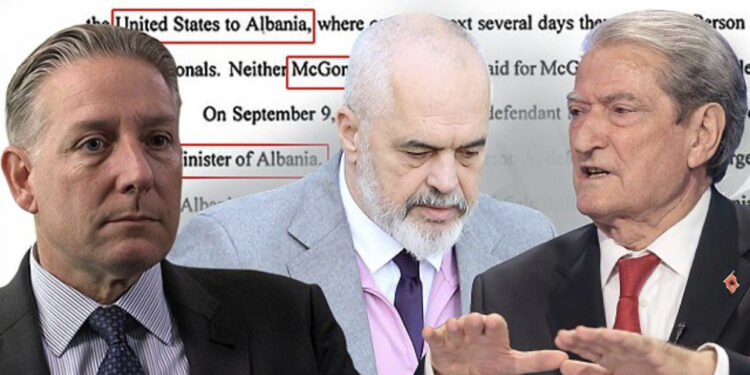 “Sot në darkë McGonigal dorëzohet para drejtësisë”, Berisha: Ka pranuar fajësinë për dosjen shqiptare, Rama i përfshirë