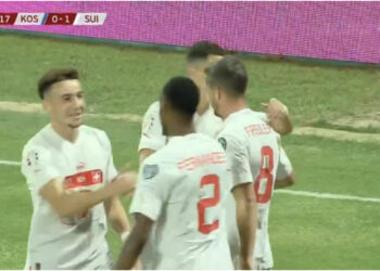 VIDEO/ “Dardanët” nuk rezistojnë shumë, Zvicra gjen golin në “Fadil Vokrri”