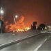 “Obobo!!!” Skuqet qielli në autostradë, prefekti: Zjarri pranë depove të gazit
