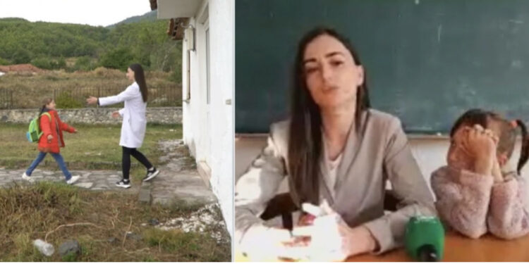 DRAMË SHQIPTARE/ Brenda shkollës me vetëm 1 nxënës, mësuesja udhëton 2 orë për në fshat: Prisja një klasë plot!