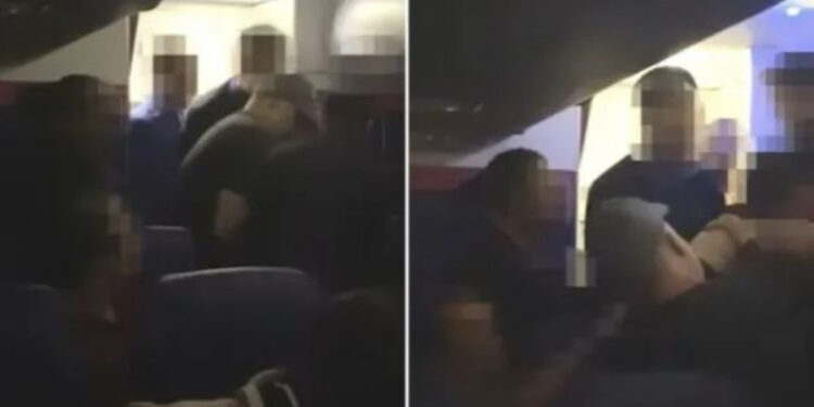 VIDEO/ Shqiptari hero ndalon pasagjerin që tentoi të hapte derën e avionit