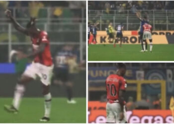 VIDEO/ I dëshpëruar dhe zhgënjyer, mos e humbisni reagimin epik të Leaos pas golit të tretë të Interit