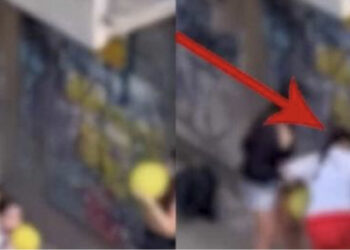 Adoleshentet konsumojnë tullumbacet me oksid azoti në Tiranë, momenti kur njëra prej tyre shembet në tokë