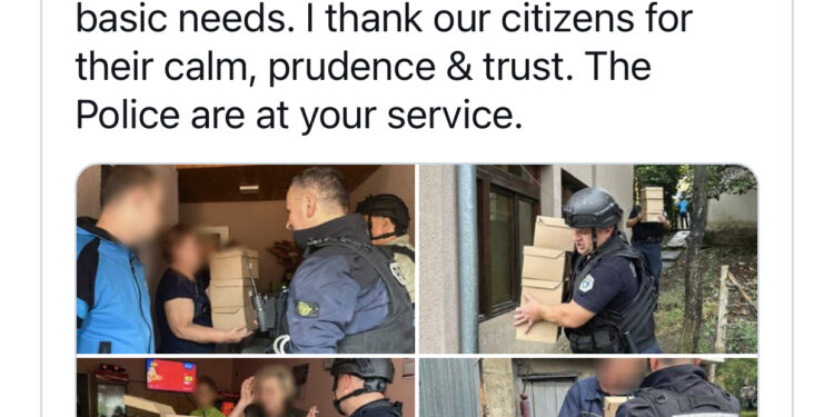 Kurti: Policia e Kosovës u dërgon ushqime serbëve në Banjskë