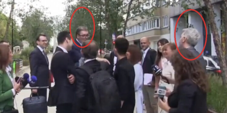 VIDEO/ Vuçiç përplaset me gazetarin nga Kosova: Do të vij në Prishtinë, nuk pyes Kurtin