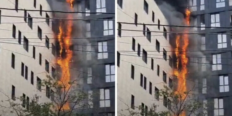 Flakë gjigande në Tiranë! Asfiksohet zjarrfikësi, vjen me shpejtësi ambulanca