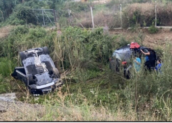 Aksident në Sarandë, mjetet përfundojnë në kanal