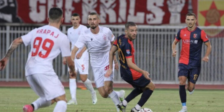 “Demat e Kuq” luftuan me 10 lojtarë në fushë, Partizani dhe Vllaznia “vetëkënaqen” me barazim pa gola