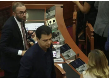 Debati pa mikrofonë/ ‘Po dil fol si kryetar grupi ti’, Bardhi-Bashës: Nuk jam hipokrit si ti që të qesh